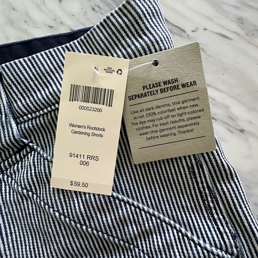 Duluth Rootstock pinstripes shorts size 6 - Picture 5 of 14